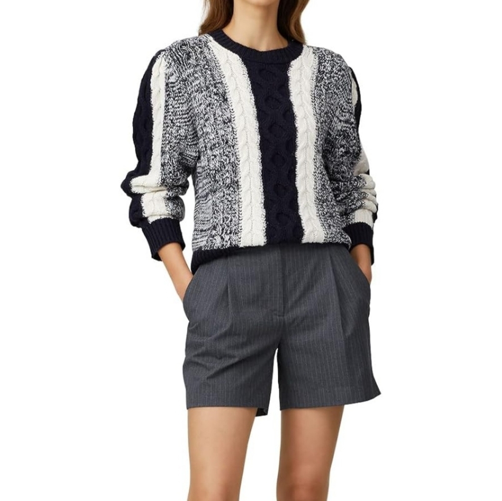 Jason Wu Colorblock Wool Sweater
